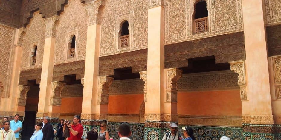 old coranic school monument in marrakech