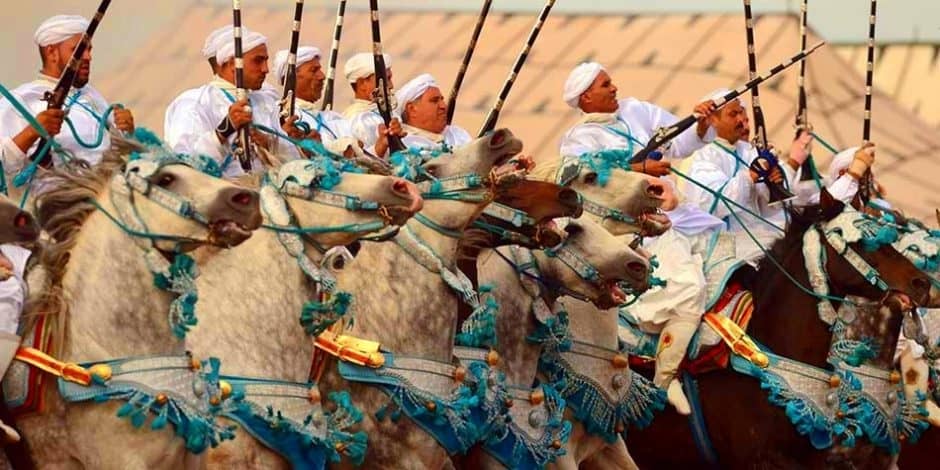horse riding festival in morocco