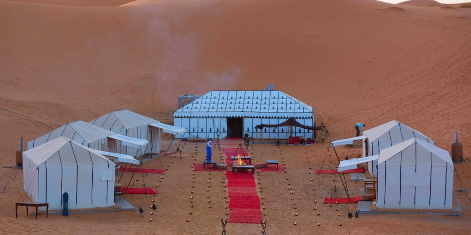 luxury camp in merzouga desert