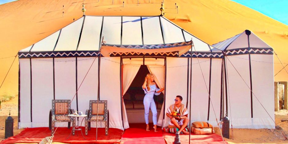 luxury sahara desert tent