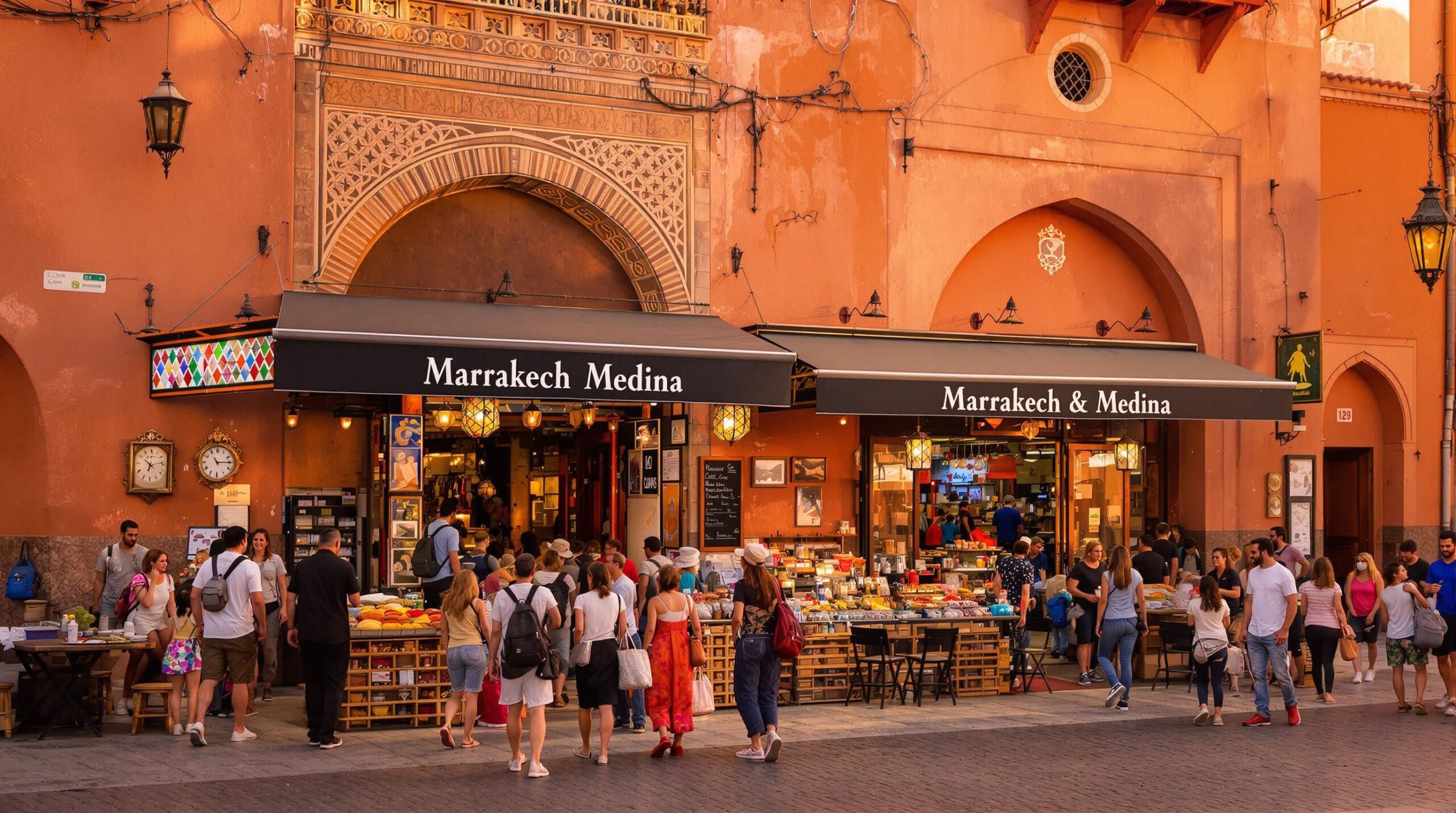 Marrakech Medina street market