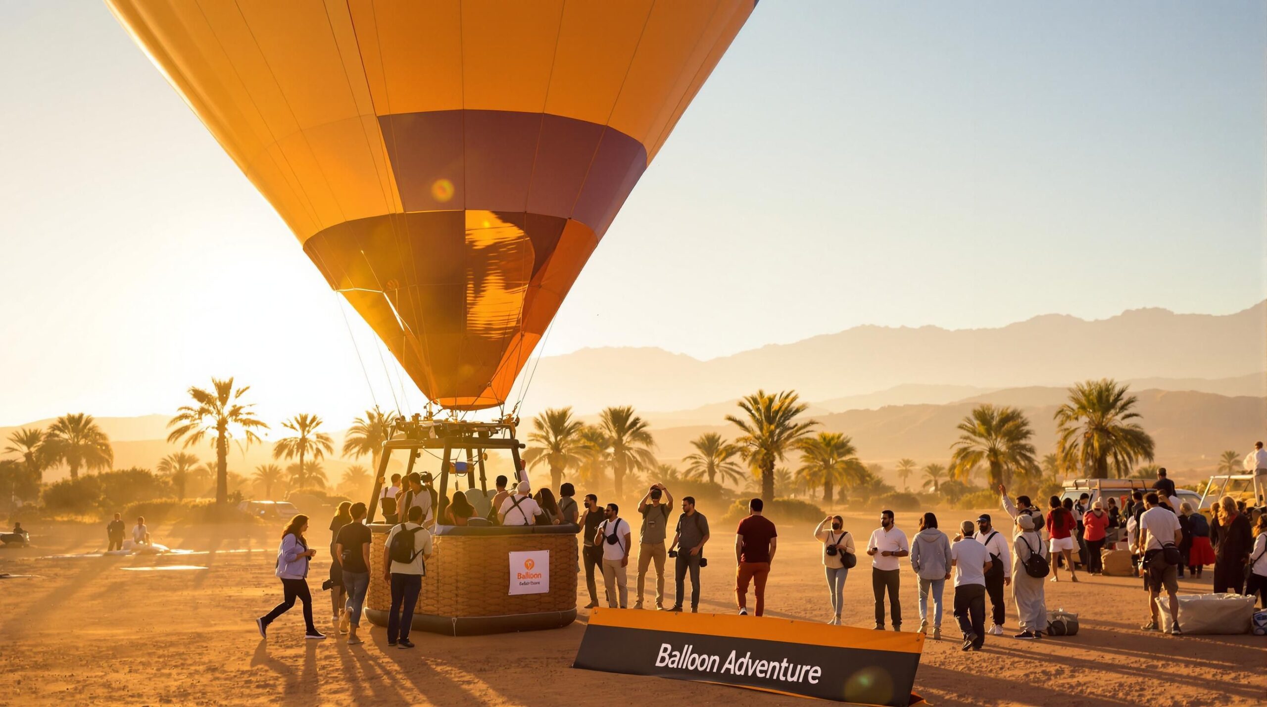 Marrakech hot air balloon launch