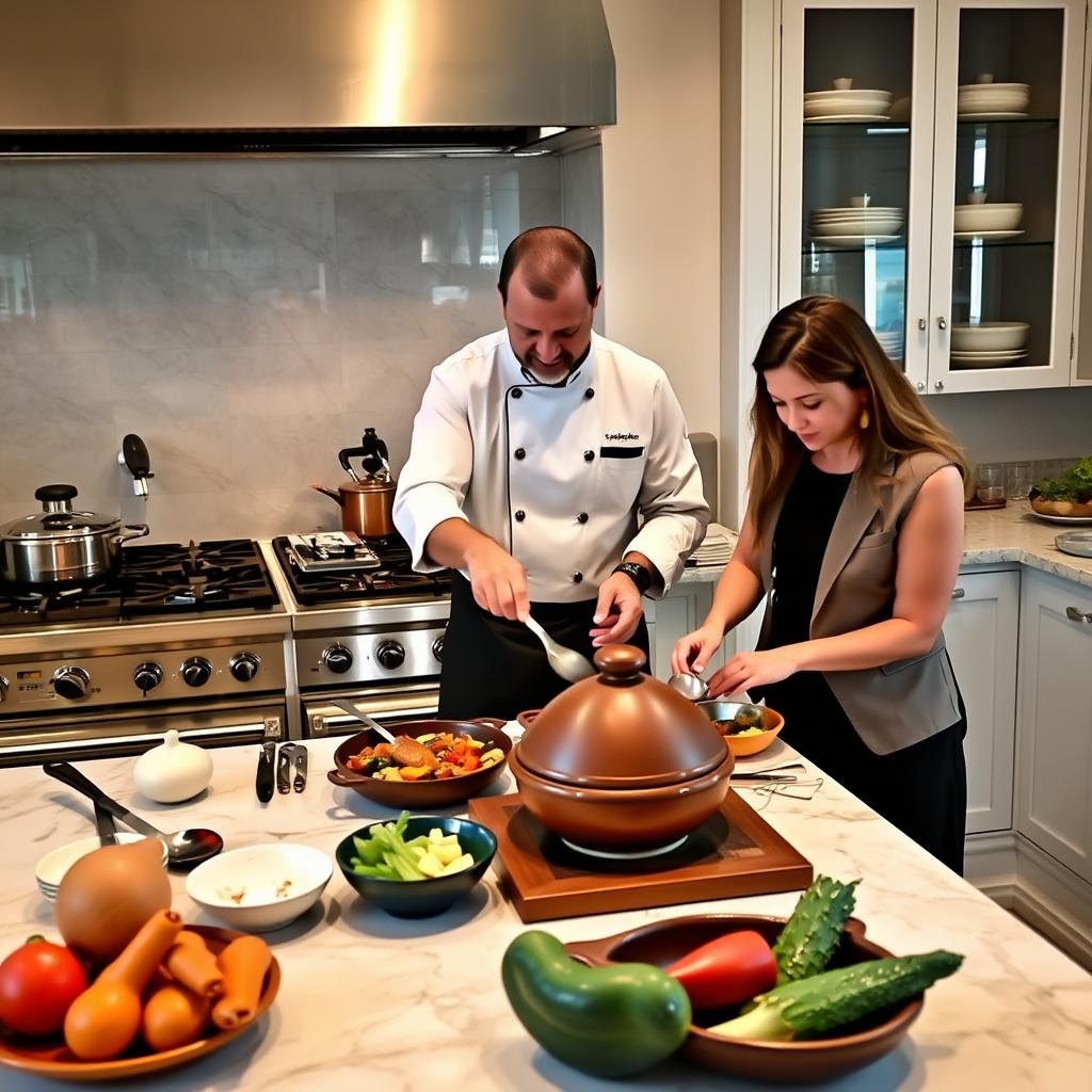 Private cooking class with renowned Moroccan chef