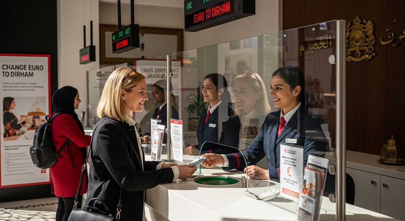 exchange euro dirham Morocco